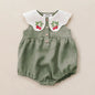 0-2y Baby Girls Clothes Cotton Linen Sleeveless Infant Girl Rompers