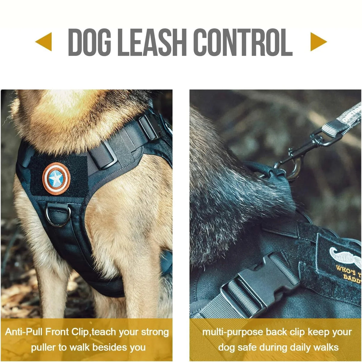TactiGrip No-Pull Dog Vest: Adjustable & Secure