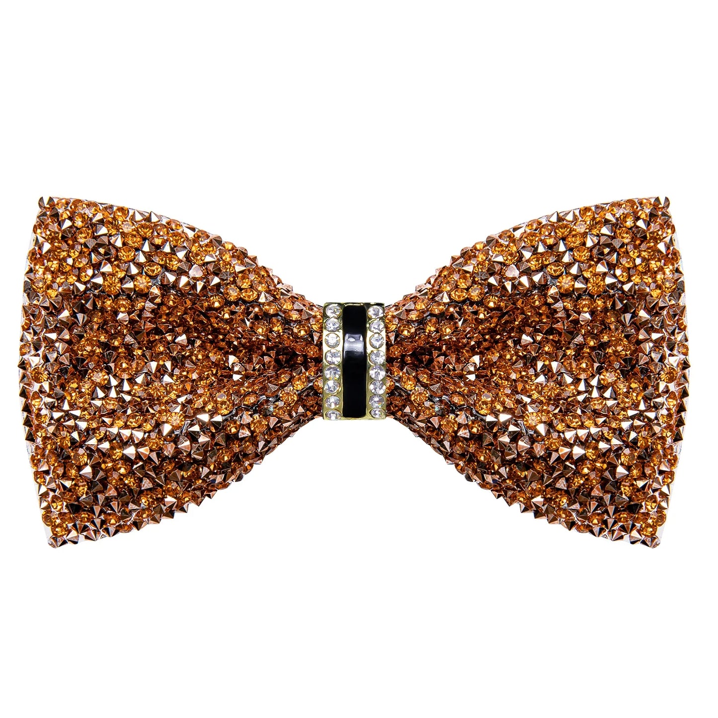 Sparkle Rhinestone Bow Ties for Men Pre-Tied Diamond Sequin Bowtie with Adjustable Length Wedding Party