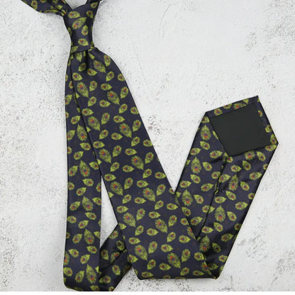 Fashion 8CM Wdith Elegant Neckties Vintage Retro Flower Printed Ties For Adult Mens Casual Daily Neckwear Wedding Party Cravate