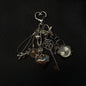 Original Hollow Heart Pocket Watch Chain Keychain Design Steampunk Clock Vintage Necklace Pendant Jewelry Watch Men Women Gift