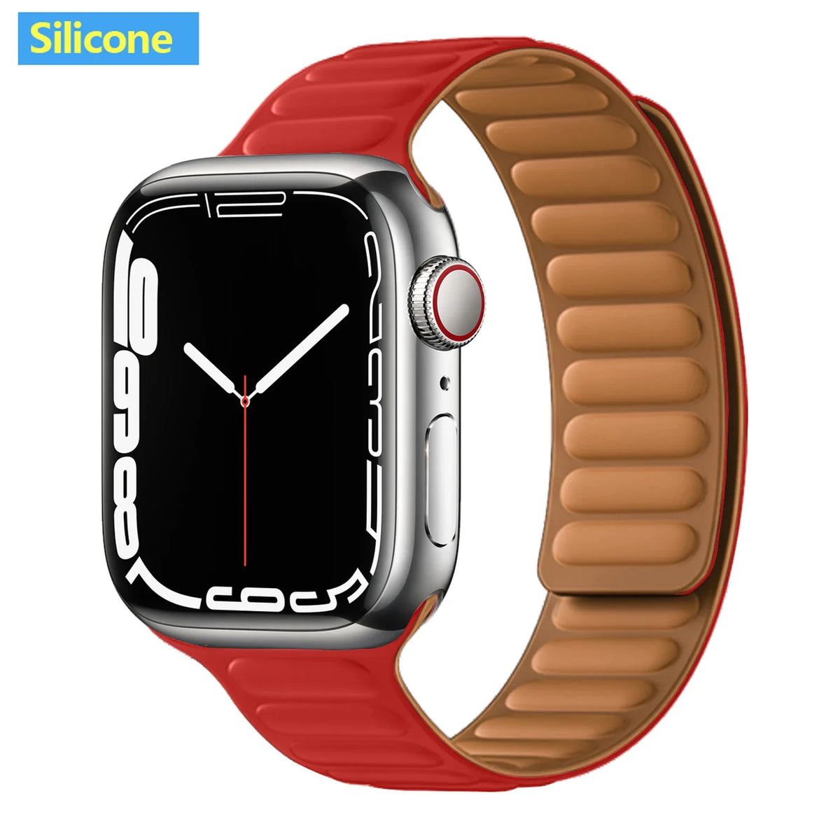 Apple Watch Magnetic Link Band, Leather or Silicone
