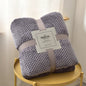 Fluffy Coral Velvet Blanket Flannel Plush Comfortable Thickened and Warm Soft Sofa Throw Blanket for Air-Conditioned Room Luxury