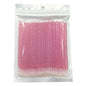 100PCS Micro Swab Applicator Eyelash Cleaning Brush Lash Extension Micro Brushes Cotton Swab Individual Eyelashes Removing Tool