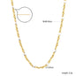 LUXUKISSKIDS Sweet Multicolor Drip-Oil Beads Necklace Women's Bohemia Stylish Clavicle Choker Simple Chain Collier Steel Jewelry