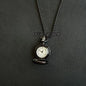 Original Hollow Heart Pocket Watch Chain Keychain Design Steampunk Clock Vintage Necklace Pendant Jewelry Watch Men Women Gift
