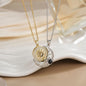 LATS New Stainless Steel Magnetic Sun Moon Couple Necklace Fashion Chain for Men and Women Good Friend Gifts Trend Jewelry