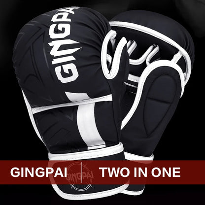 MMA Boxing Gloves Half Finger Training Equipment