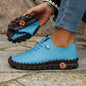 Women Sneakers 2025 New Designer Shoes Loafers Soft-soled Roman Breathable Outdoor Women Retro Big Size Single Shoes for Women