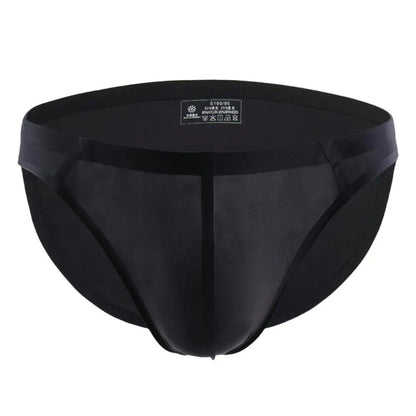BRAVE PERSON Men's Ultra-thin Seamless Underwear Briefs Ice Silk Cool Sexy Low Waist Men Briefs