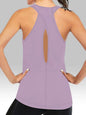Super Soft Cross Backless Racerback Yoga Tops