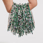 5pcs Fashion Colorful Acrylic Crystal Rhinestone Elastic Bracelet for
