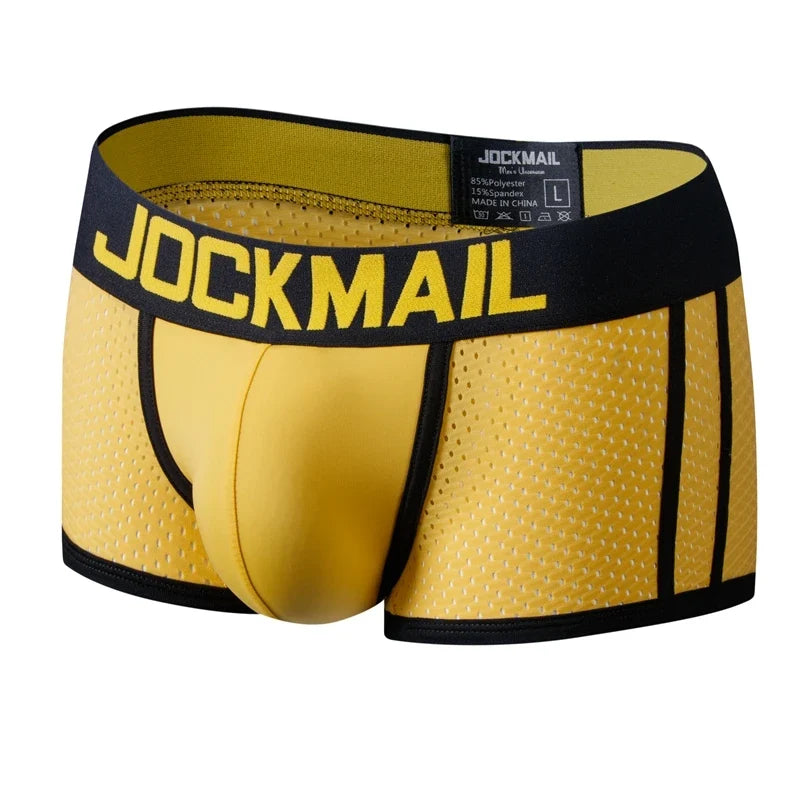 Summer Man Underpants Boxershorts Men Boxers Male Breathable Ice Silk Mesh Quick Drying Underwear Men’s Panties Boxer