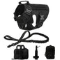 CANBOUN Tactical Military Vest Pet German Shepherd Golden Retriever Tactical Training Dog Harness And Leash Set For All Breeds D