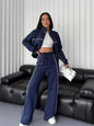 New Cross-Border European American Casual Set: Long-Sleeve