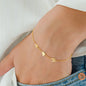 Lemegeton Customized Initial Bracelet with Symbol A-Z Letters Bracelets Stainless Steel Jewelry for Mom Mama Personalized Gifts