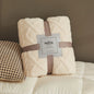 Fluffy Coral Velvet Throw Blanket – Soft Plush & Warm, Thickened Flannel, Comfortable for  Air-Conditioned Room, Luxury Decor