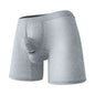 Men's Boxershorts Cotton Breathable Underwear Mid Long Boxers Trunks Comfortable Shorts