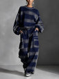 Women’s Plaid Oversized Tracksuit 2 Piece Set