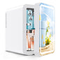 6L mirror beauty makeup refrigerator skin cosmetics skin care mask hot and cold storage portable LED mini refrigerator