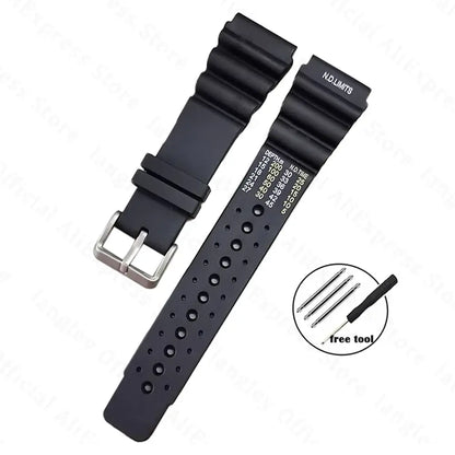 Huawei Watch & Watch GT Dive-Style Silicone Band, 3 Keeper Options