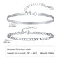 1/2/3pcs Chain Bracelet for, Stainless Steel Twisted Rope Cuban Chain