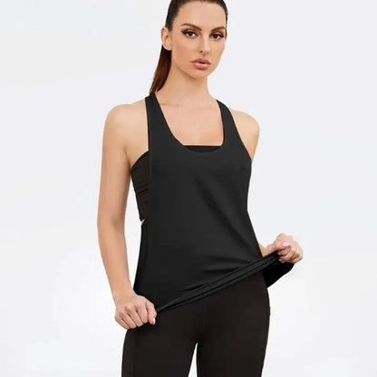 Women's Quick Dry T-Shaped Sports Vest
