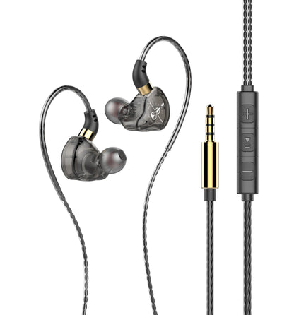 Type-C Wired Headphones HiFi Bass Stereo USB C Earphone 3.5MM in-Ear Earbuds with Mic Sports Subwoofer Music Headset for Samsung