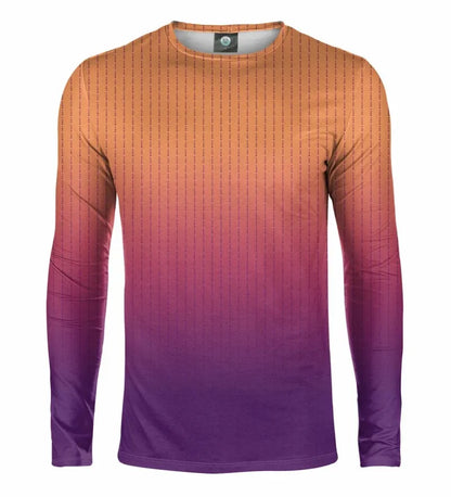 Spring and Autumn Fashion Long Sleeve Men's Abstract 3D Striped Gradient Solid Color Printing Loose Casual Hoodie