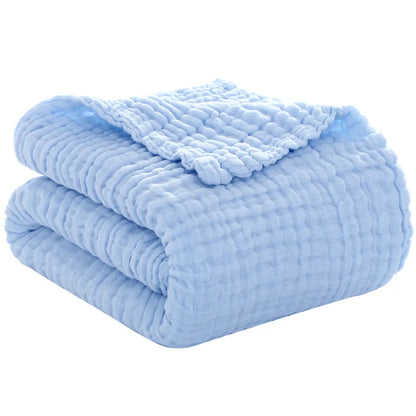 Baby Swaddle Blanket Muslin Newborn Wrap for Child Kids Boys Girls
