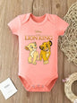 Kawaii The Lion King Printed Baby Clothes Bodysuits & One-pieces for Newborn Summer Short Sleeves Baby Rompers Jumpsuits