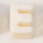 20pcs Beige Acrylic Large Hole Letter Loose Beads DIY Necklace
