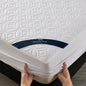 Ultrasonic Quilted Waterproof Antibacterial Mattress Protector Breathable Ultra Soft Noise Free 30CM Deep Pocket Fitted Sheet