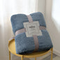 Fluffy Coral Velvet Blanket Flannel Plush Comfortable Thickened and Warm Soft Sofa Throw Blanket for Air-Conditioned Room Luxury