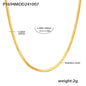 Premium Stainless Steel Long Necklace Trendy Pig Nose Style Y Shape Drop Pendant Waterproof Necklace for Women Girls Jewelry