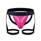 Men PU Faux Leather Jockstrap Harness Men Bondage Fetish Hombre Stage Nighclubwear Sexual Gay Underwear Pouch Strap Lingerie