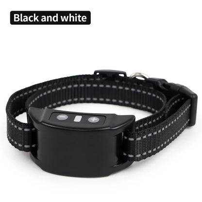 Dog Auto Anti-Bark Collar USB Rechargeable Training Collars Safety Static Shock Humane Electric Anti Bark Collars Pet Supplies