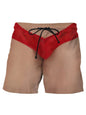 Summer New Men's Board Shorts Swimming Pants Drawstring Funny Shorts Fake Shorts Underwear Printed Micro Elastic Shorts