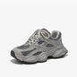 BEAUTODAY Chunky Sneakers Women Mesh Mixed Round Toe Lace-up Thick Sole New Breathable Ladies Sports Shoes Handmade HW29A14