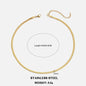Hot Classic Unisex Flat Snake Chain Choker Necklace For Women Stainless Steel Herringbone Gold Silver Color Fashion Jewelry Gift