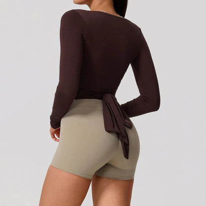Hearuisavy Women's Quick Dry Yoga Sports Top
