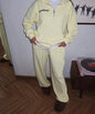 Autumn Women's Tracksuit with Zipper Oversize Hoodie Classic Two Piece
