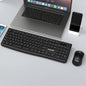 Ks Bluetooth Keyboard and Mouse Combo，Full Size Wireless Dual-Mode Connection，Low-Noise Keys for Desktop/Laptop