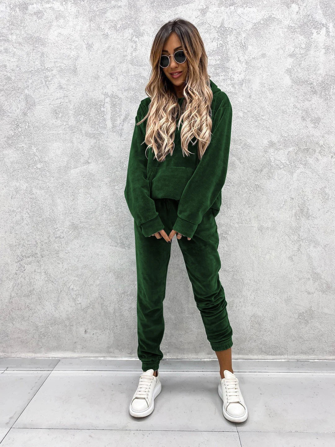 Autumn Winter Tracksuit Women Two Piece Set Oversized Hoodie