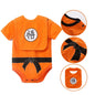 Baby Anime Clothes Vegeta Rompers Newborn Kuririn Roshi Training