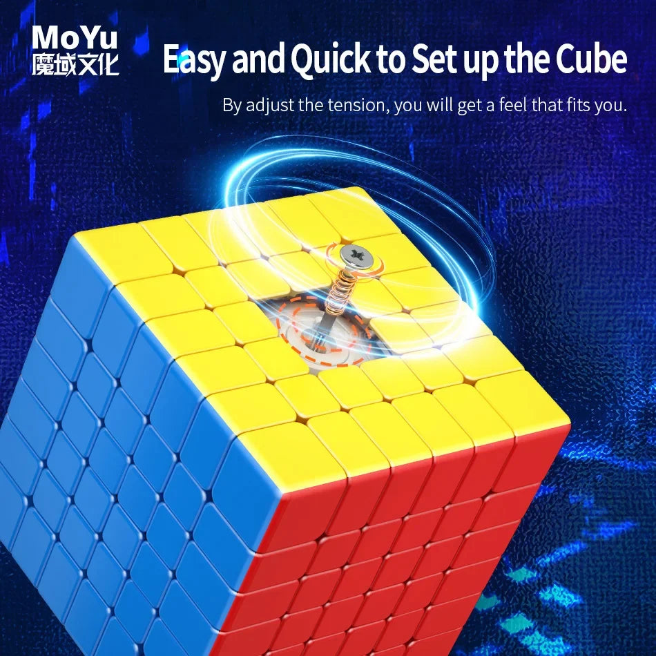 Magnetic 6x6 Speed Cube Stickerless