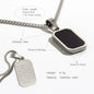 Classic Square Pendant Necklace for Women, Made of Stainless Steel