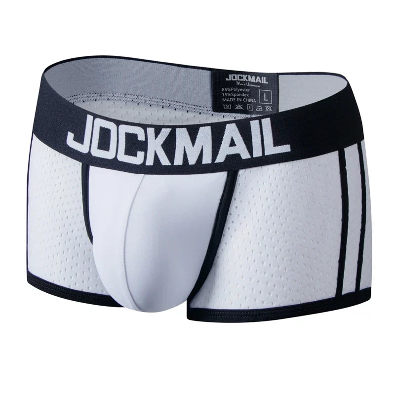 Summer Man Underpants Boxershorts Men Boxers Male Breathable Ice Silk Mesh Quick Drying Underwear Men’s Panties Boxer