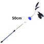 Cat Toy Spring Cat Toys Interactive Steel Wire Feather Toys for Cats Teaser Funny Feather Cats Toy Stick Plush Ball Pet Supplies