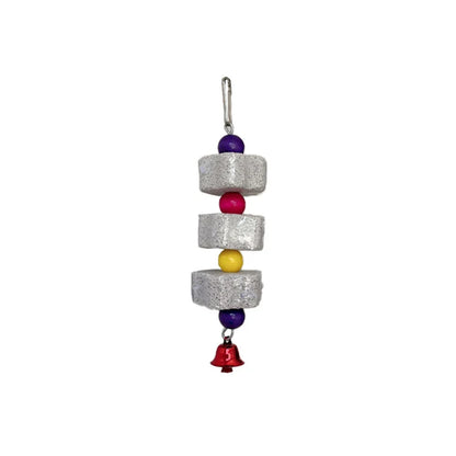 1PC Pet Teeth Grinding Volcanic Rock Toy for Parrots Hamsters Cage Accessories Bird Toy Chewing Toy